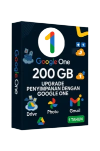 Google One 200GB – 1 Tahun Resmi Bergaransi