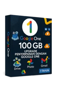 Google One 100GB – 1 Tahun Resmi Bergaransi